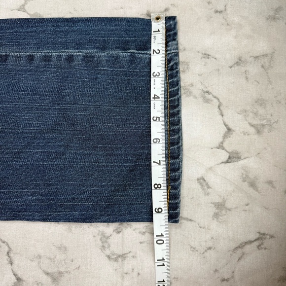 Levis 515 Bootcut Jeans Blue Denim Cotton/Lycra Zip 9.5" Leg - Picture 12 of 16